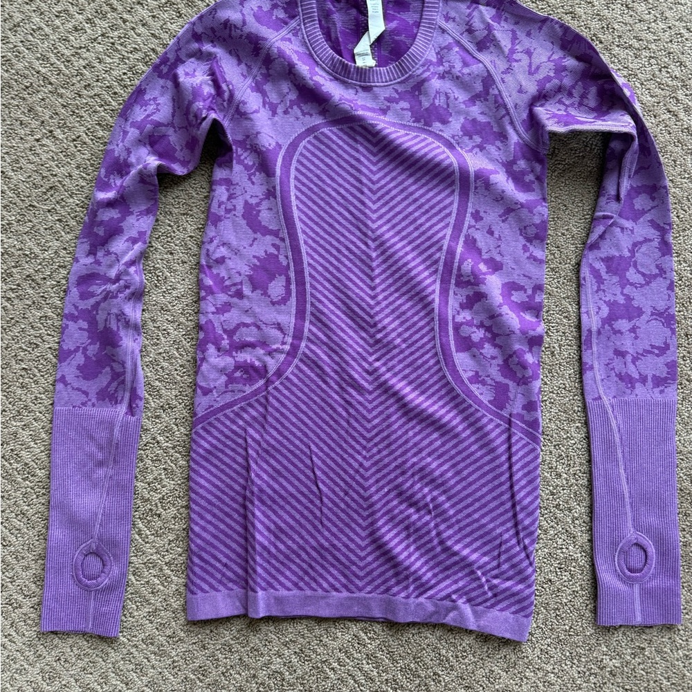Lululemon Athletica Violet Patterned Top